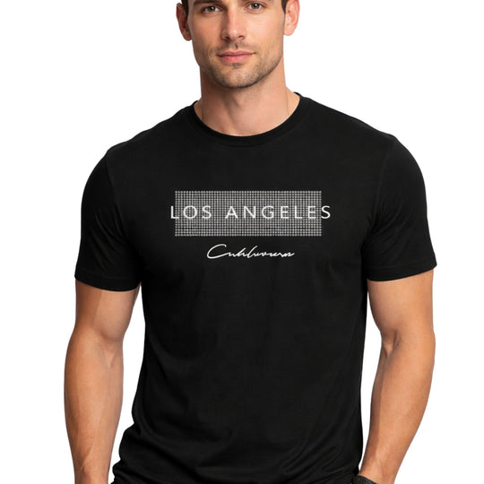 Miesten Los Angeles -graafinen T-paita