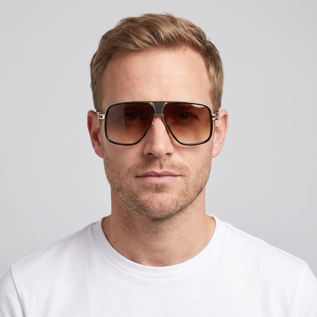 Miesten Aviator Aurinkolasit Metallikehyksellä
