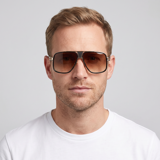 Miesten Aviator Aurinkolasit Metallikehyksellä