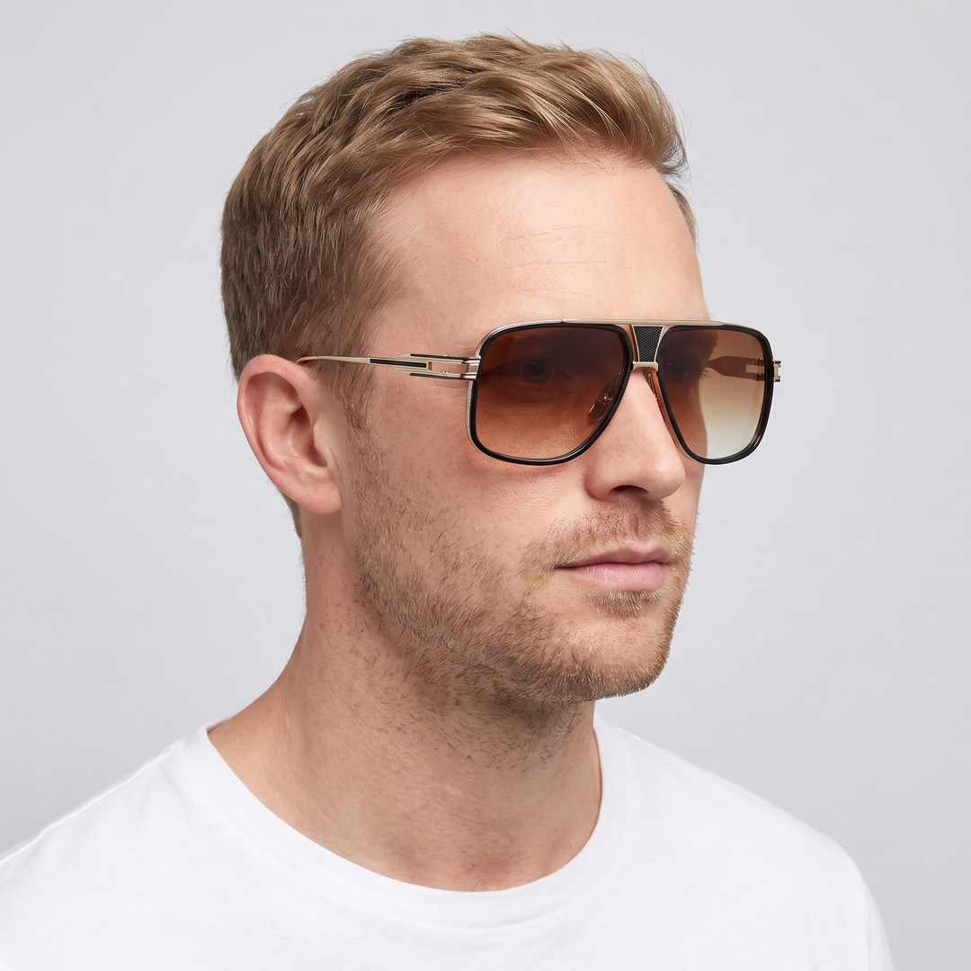 Miesten Aviator Aurinkolasit Metallikehyksellä