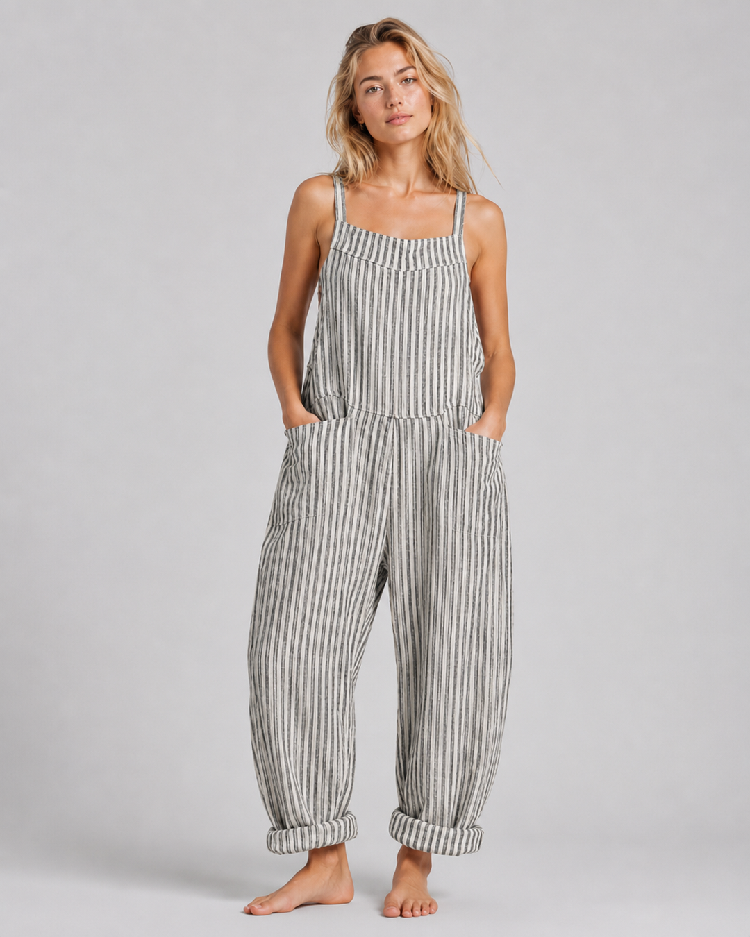 Naisten Baggy Jumpsuit Mukava