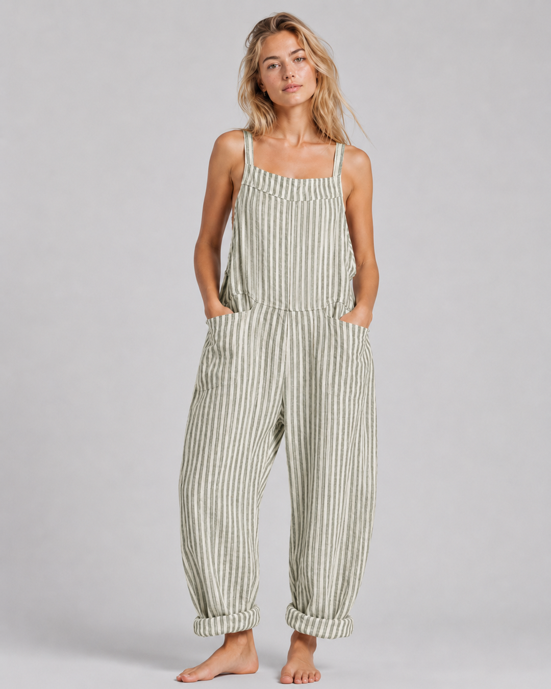 Naisten Baggy Jumpsuit Mukava