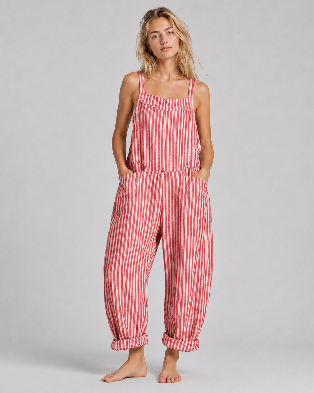 Naisten Baggy Jumpsuit Mukava