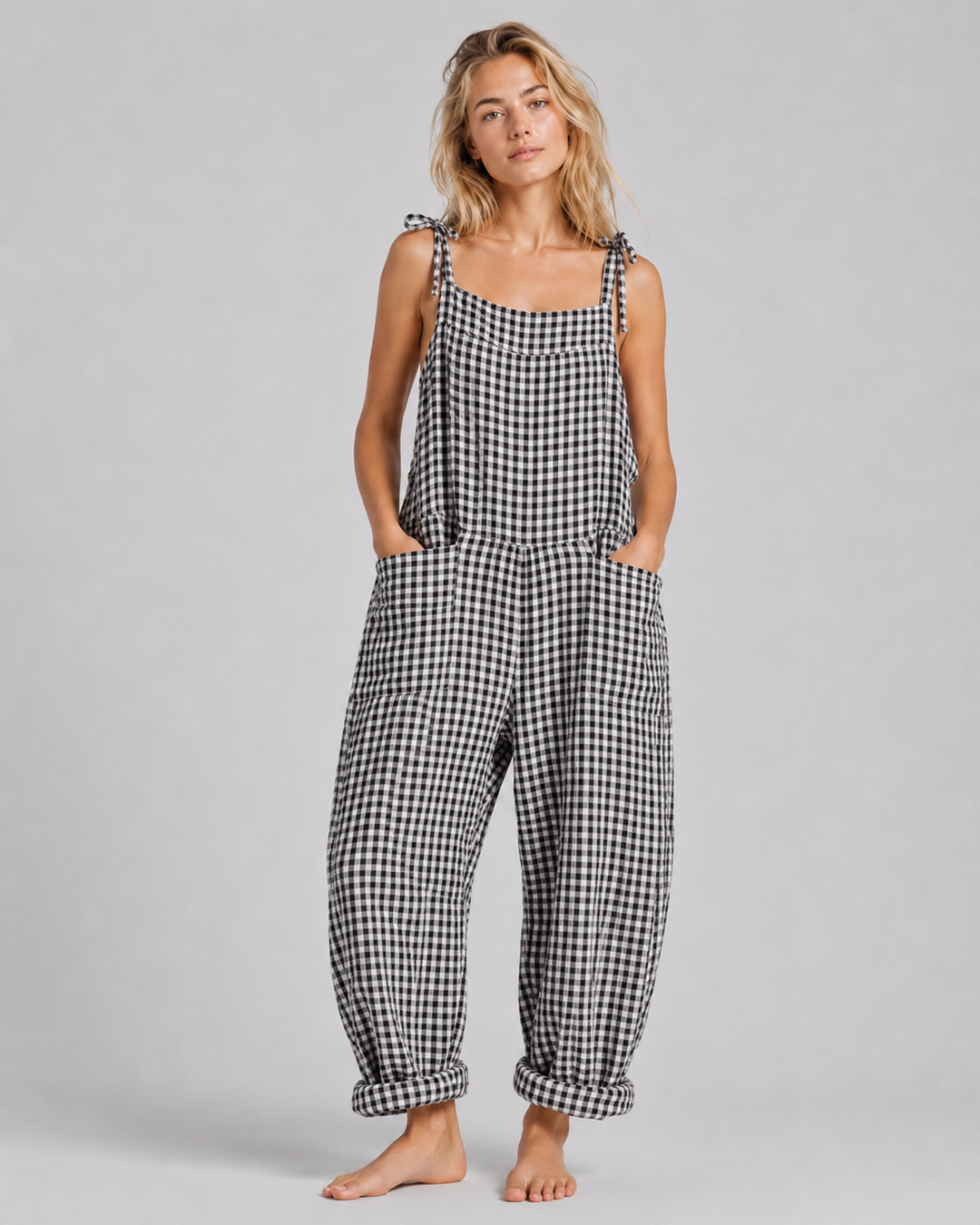 Naisten Baggy Jumpsuit Mukava