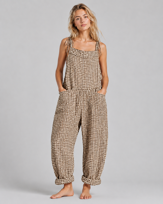 Naisten Baggy Jumpsuit Mukava