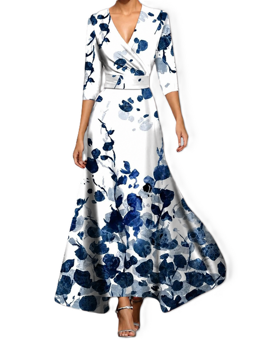 Naisten Kukallinen Mekko Elegantti Design