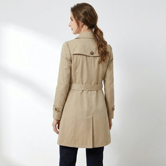 Naisten Trenchcoat Moderni Muotoilu