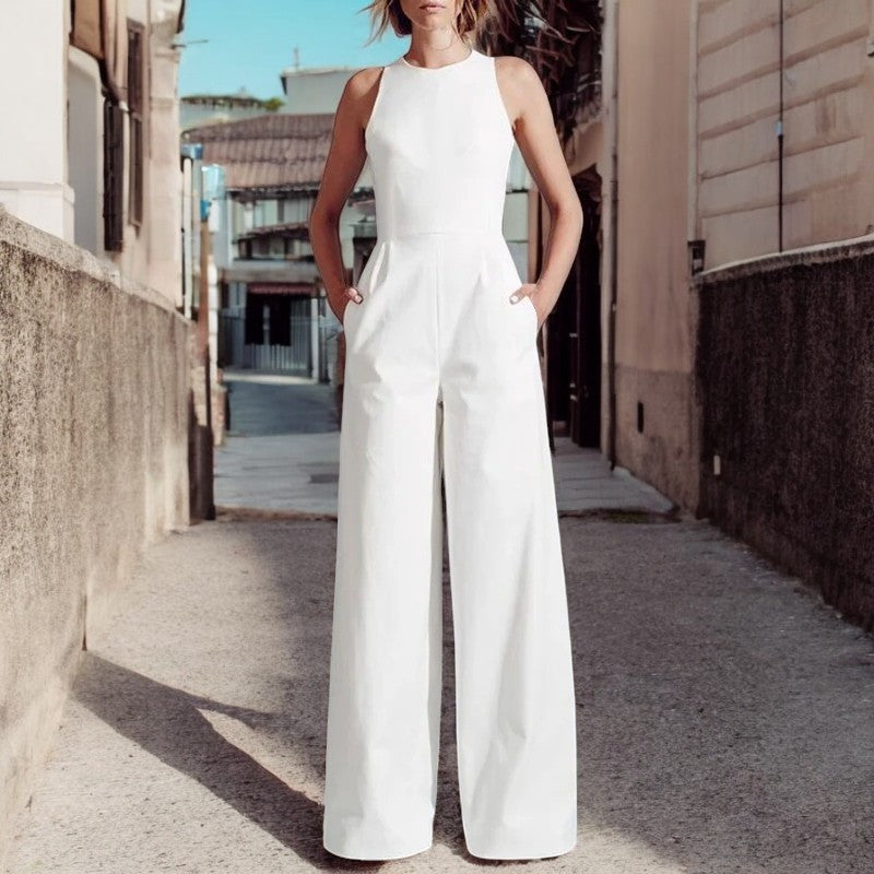 Naisten Rento Vyötärö Tank Playsuit
