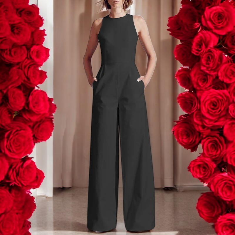 Naisten Rento Vyötärö Tank Playsuit