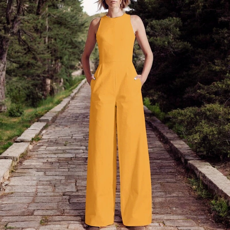 Naisten Rento Vyötärö Tank Playsuit