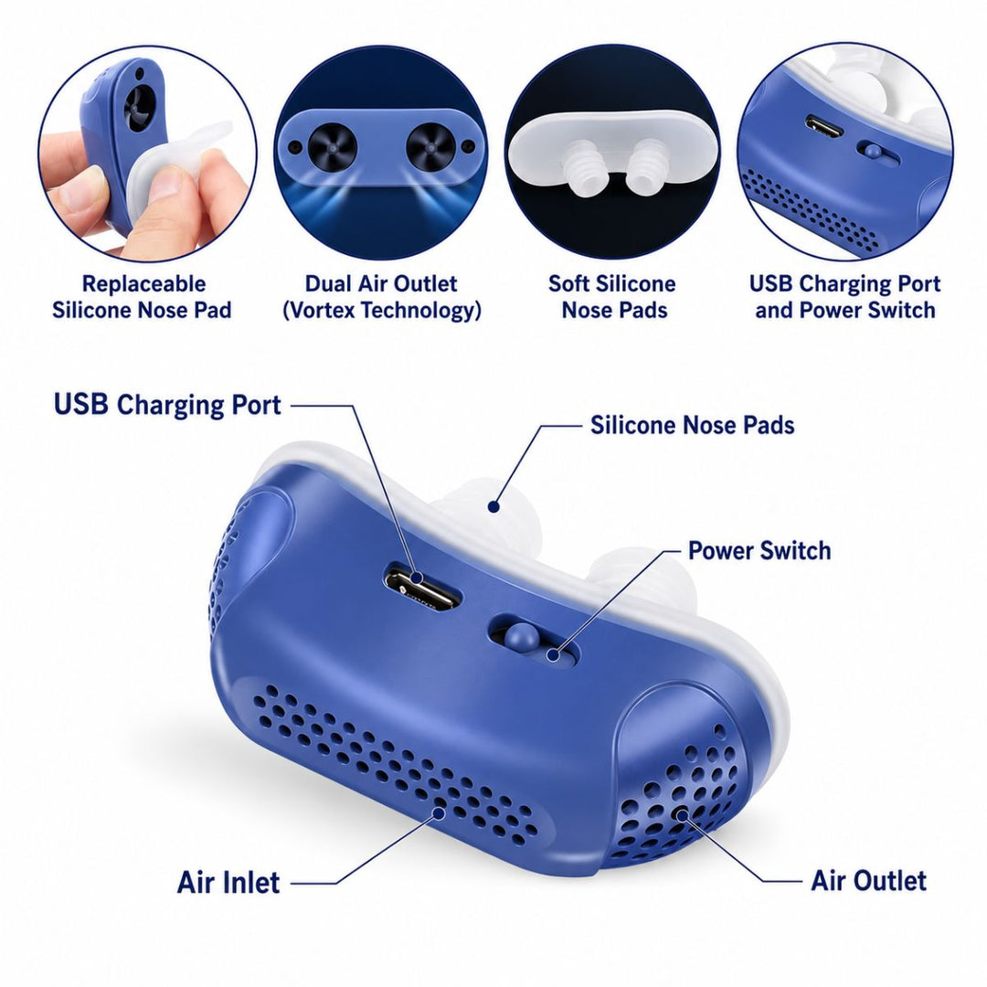 Uniapnean Hoitoon Kompakti CPAP-laite Microbreath