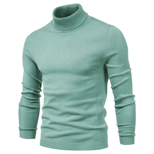 Miesten Slim Turtleneck Villapaita