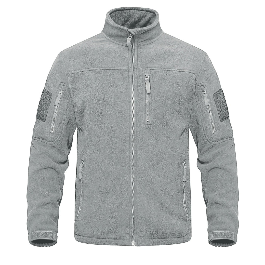 Miesten kokovetoketjullinen fleece-lämpötakki