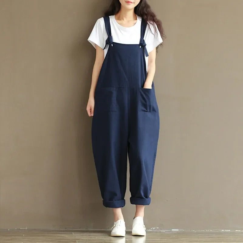 Naisten löysä rento Harem haalari Jumpsuit