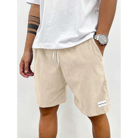 Miesten korderoi-casual-shortsit