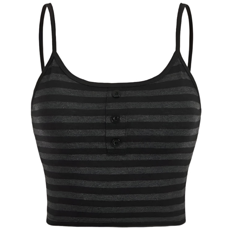 Naisten spagettihihainen crop top