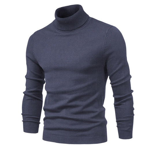 Miesten Slim Turtleneck Villapaita