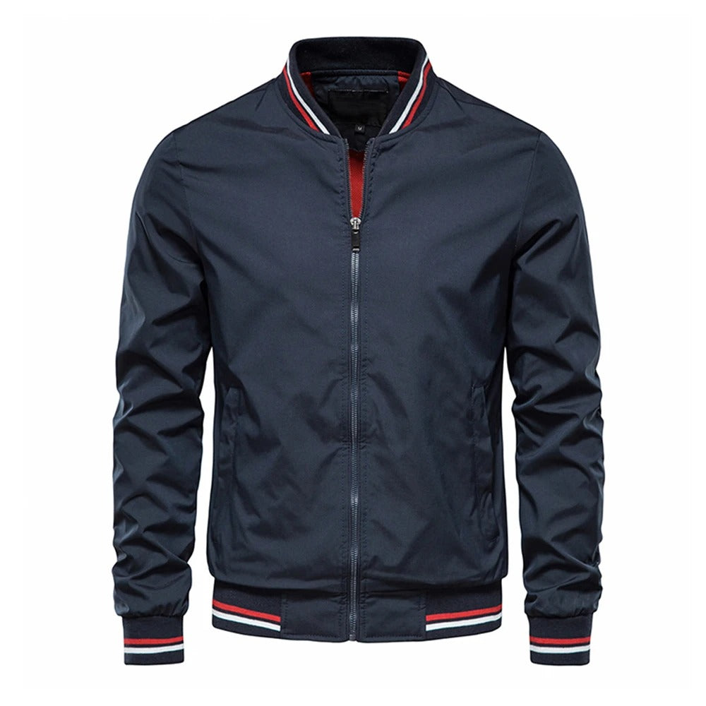 Miesten Slim Fit Bomber-takki