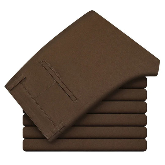 Miesten slim fit -malliset puuvillahousut