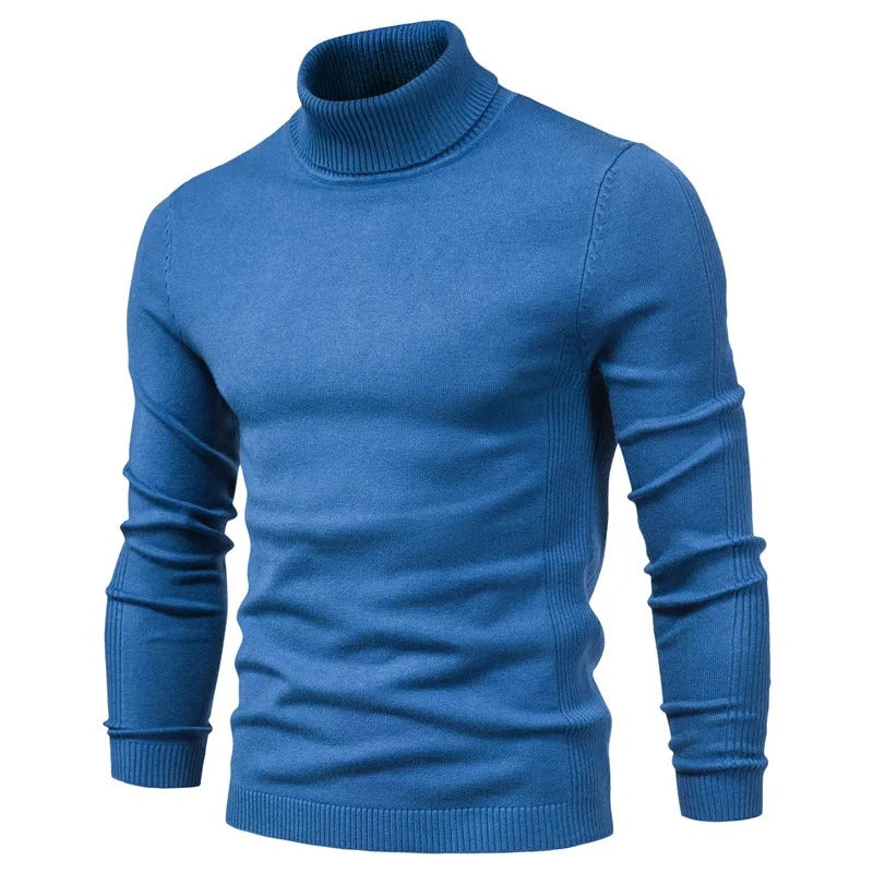 Miesten Slim Turtleneck Villapaita