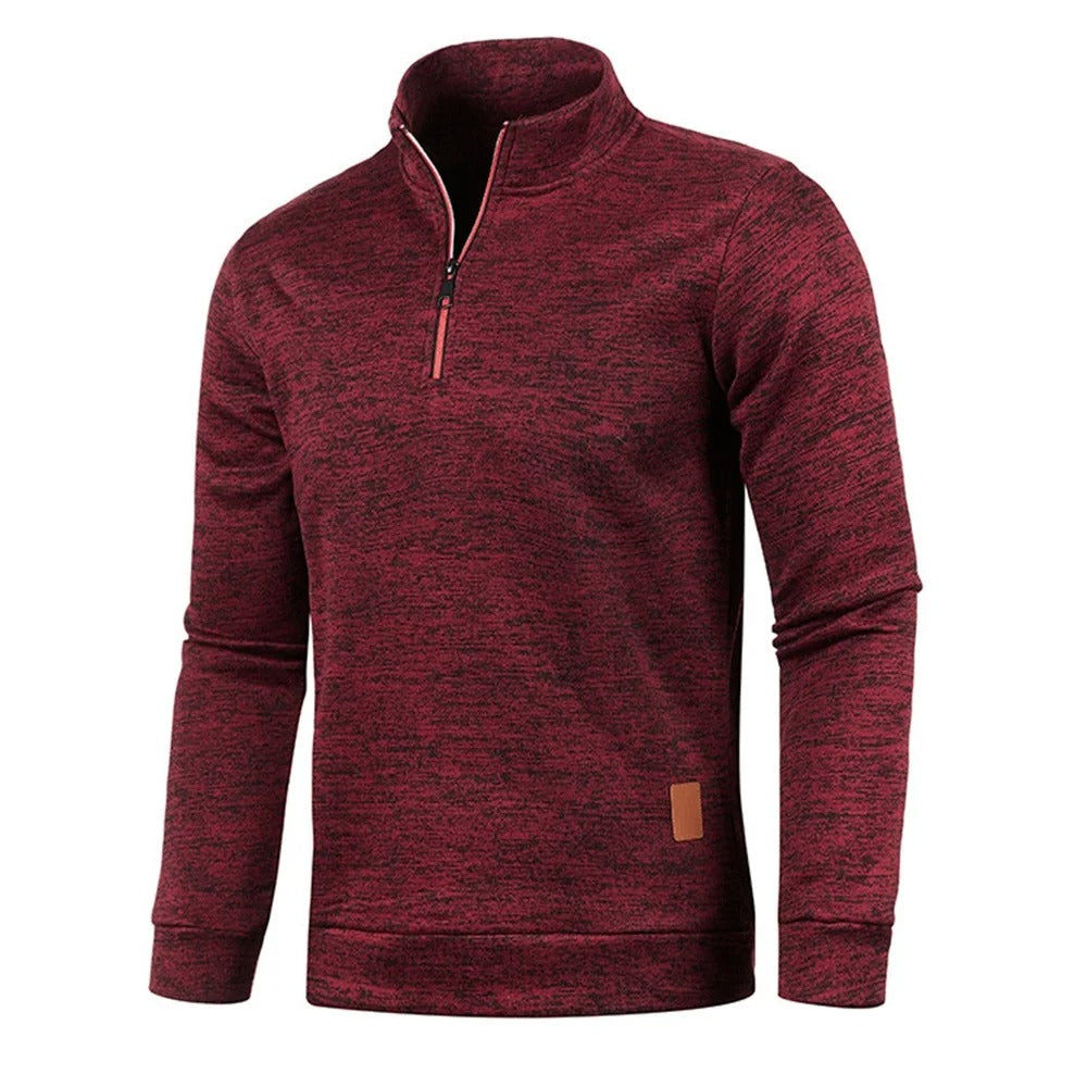 Miesten Turtleneck Half vetoketju huppari