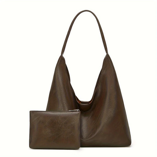 Naisten Retro suuri Tote olkalaukku