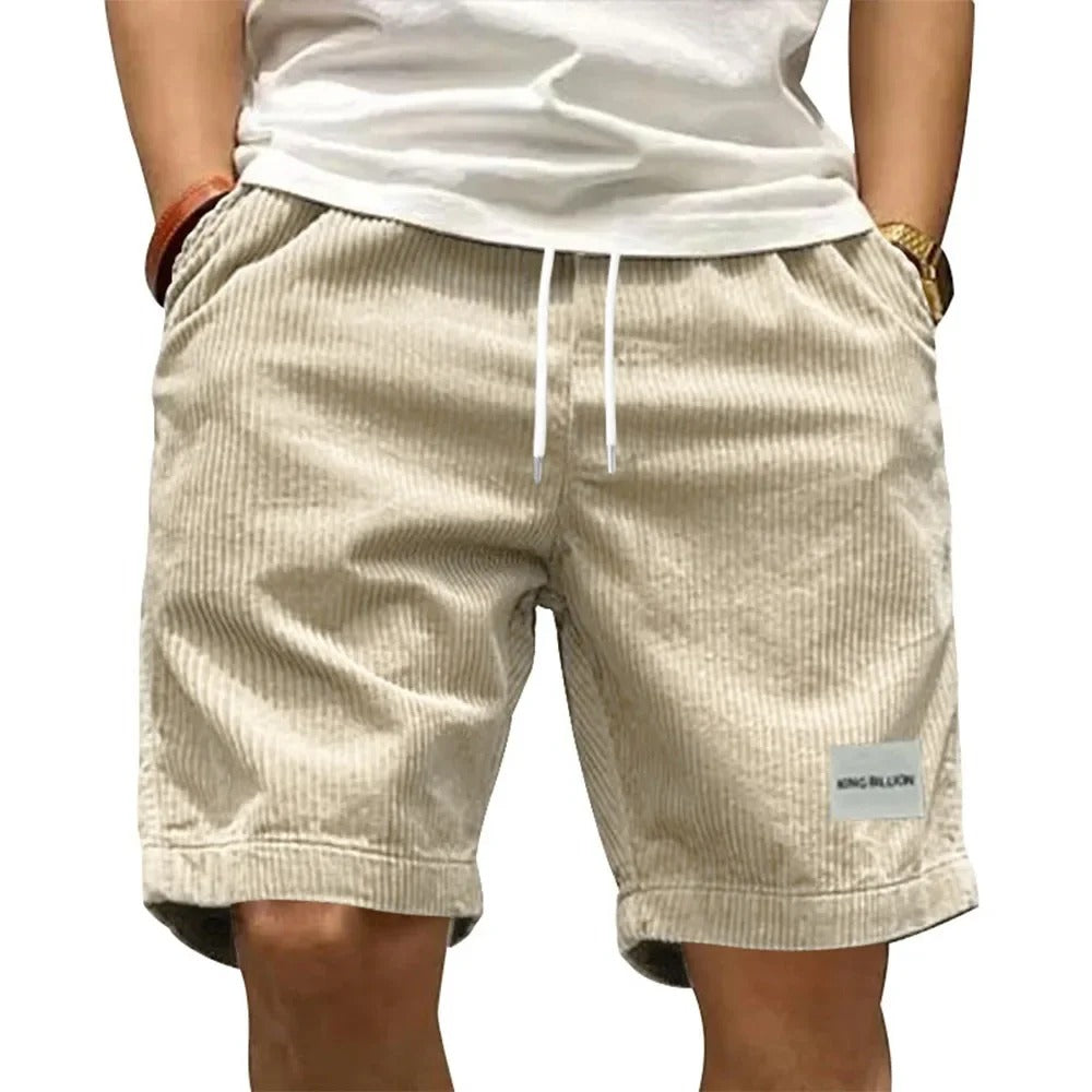 Miesten vintage-corduroy-cargoshortsit