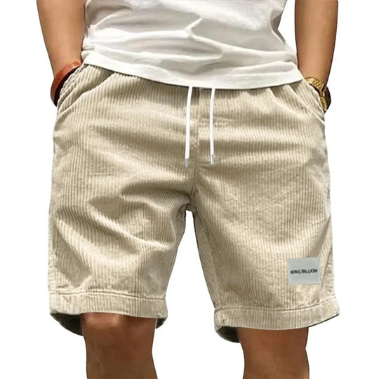 Miesten vintage-corduroy-cargoshortsit