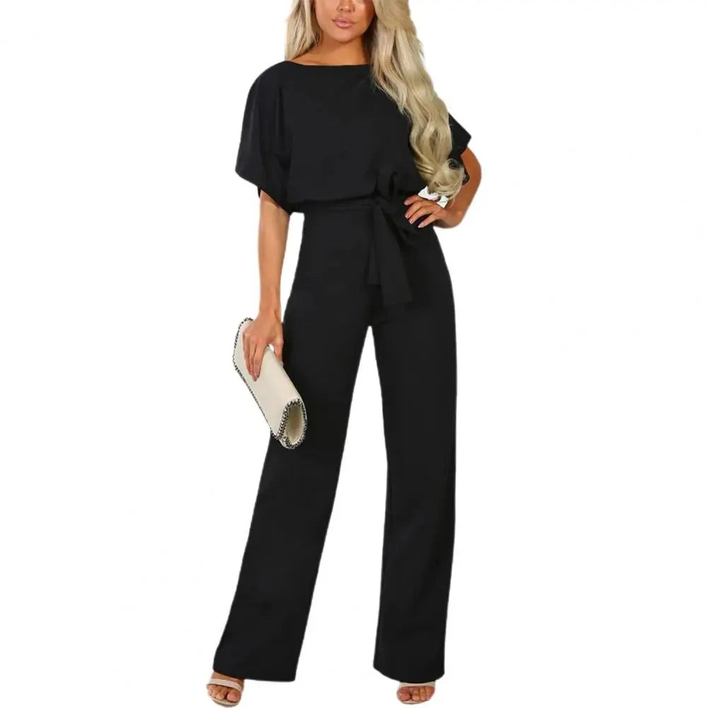 Naisten tiukka vyötärö Slim Jumpsuit