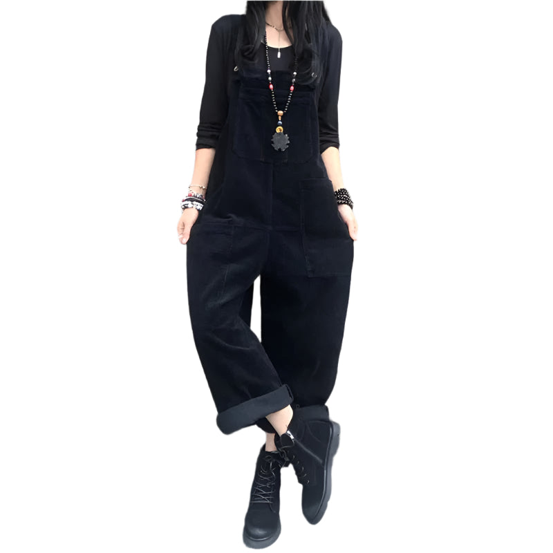 Naisten Corduroy Jumpsuit