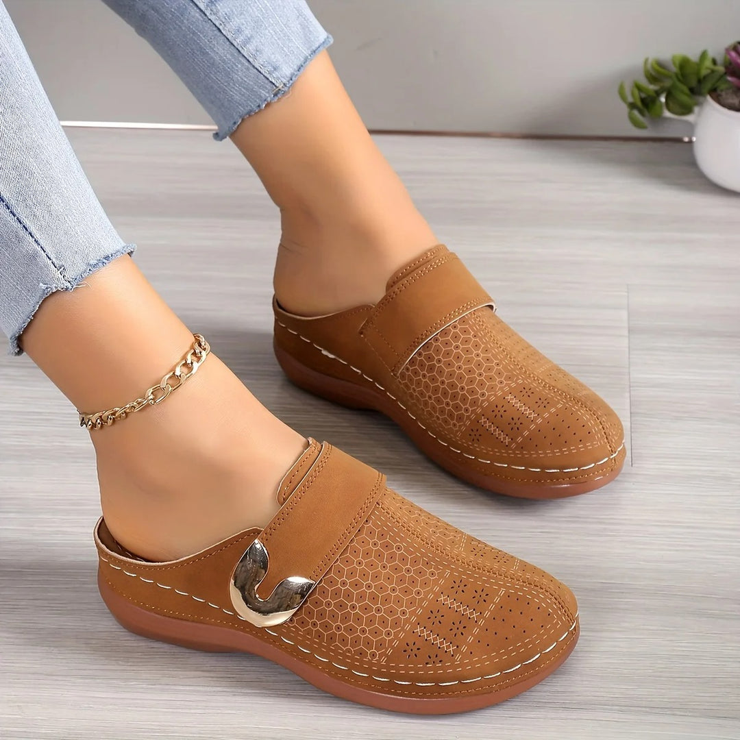 Naisten Slip-On Wedge Platform Sandaalit