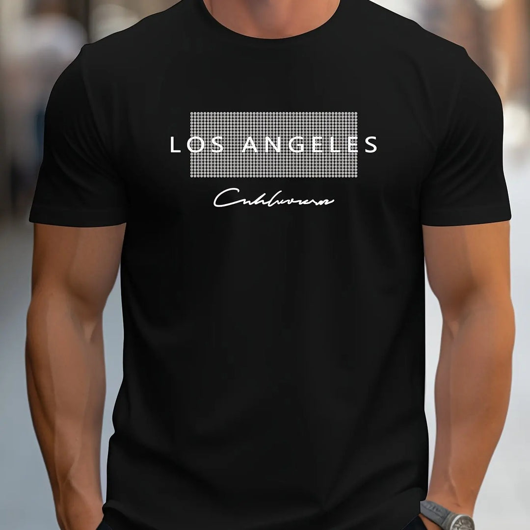 Miesten Los Angeles -graafinen T-paita