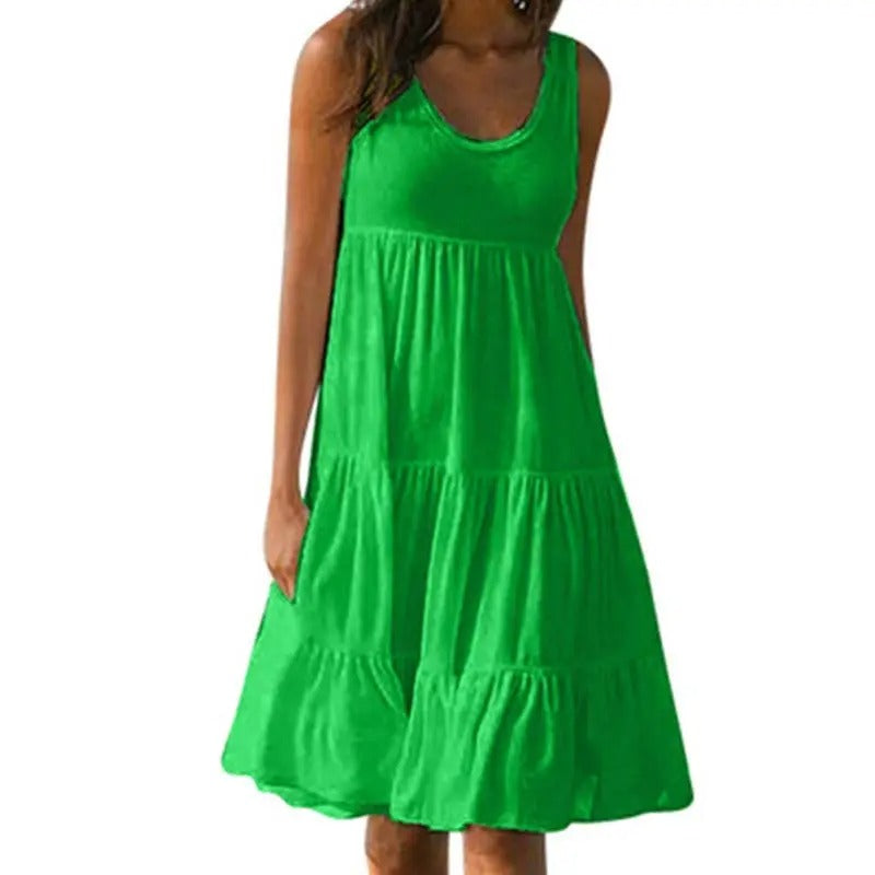 Naisten Solid Bodycon -hihaton selkämekko