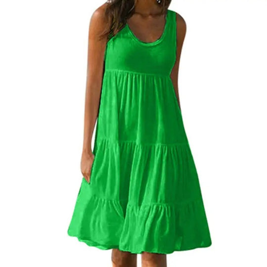 Naisten Solid Bodycon -hihaton selkämekko