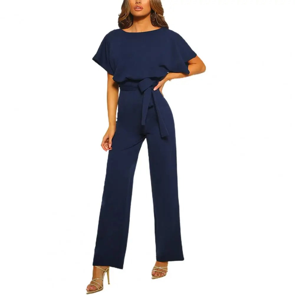Naisten tiukka vyötärö Slim Jumpsuit