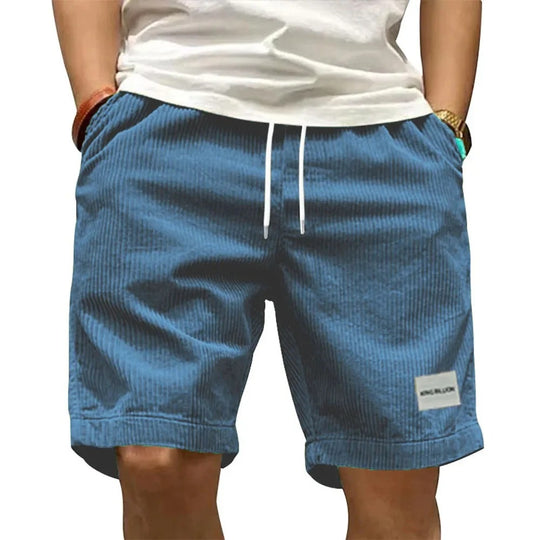 Miesten vintage-corduroy-cargoshortsit