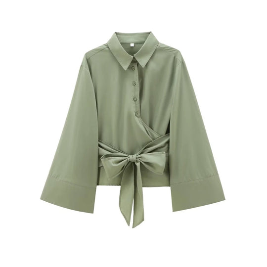 Naisten pitkähihainen Kimono pusero