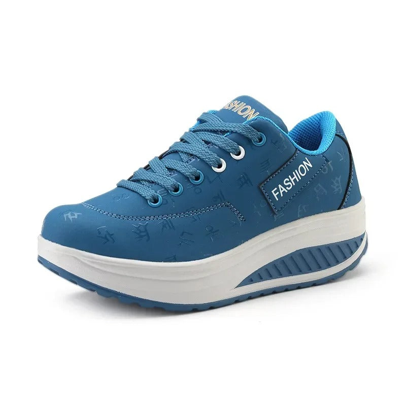 Naisten alustan kiila Lace-Up Sneakers