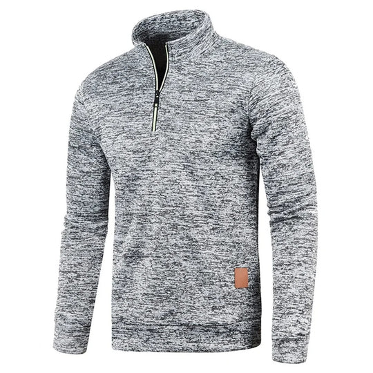 Miesten Turtleneck Half vetoketju huppari