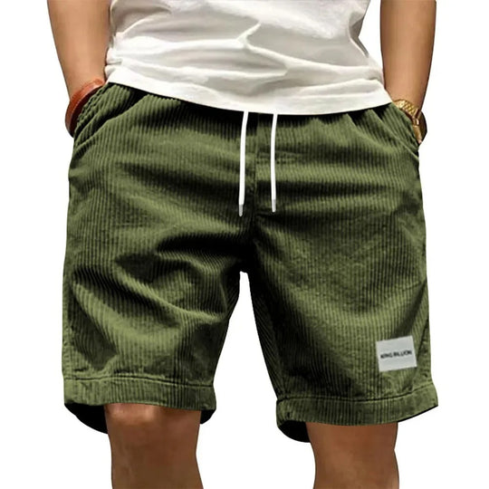Miesten vintage-corduroy-cargoshortsit