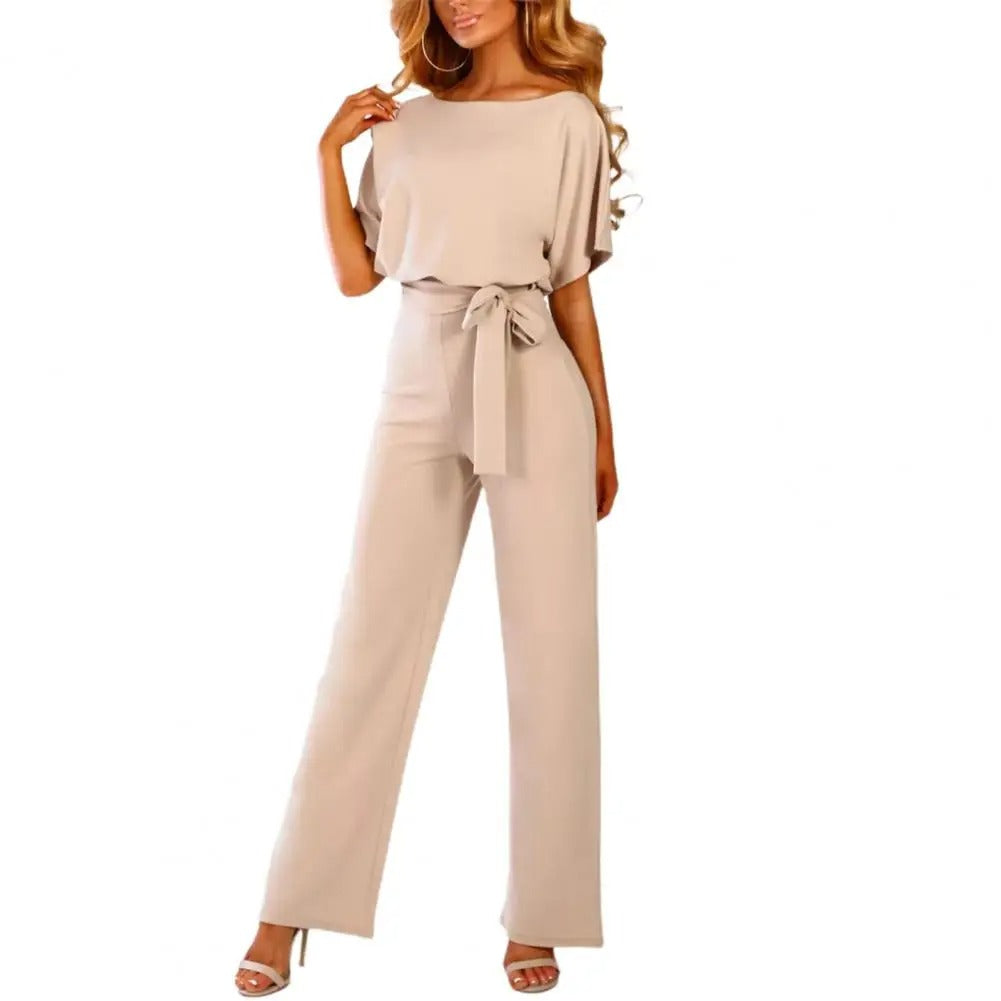 Naisten tiukka vyötärö Slim Jumpsuit