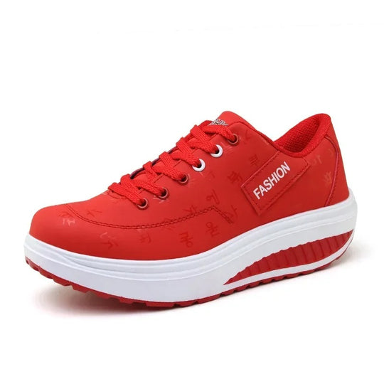 Naisten alustan kiila Lace-Up Sneakers