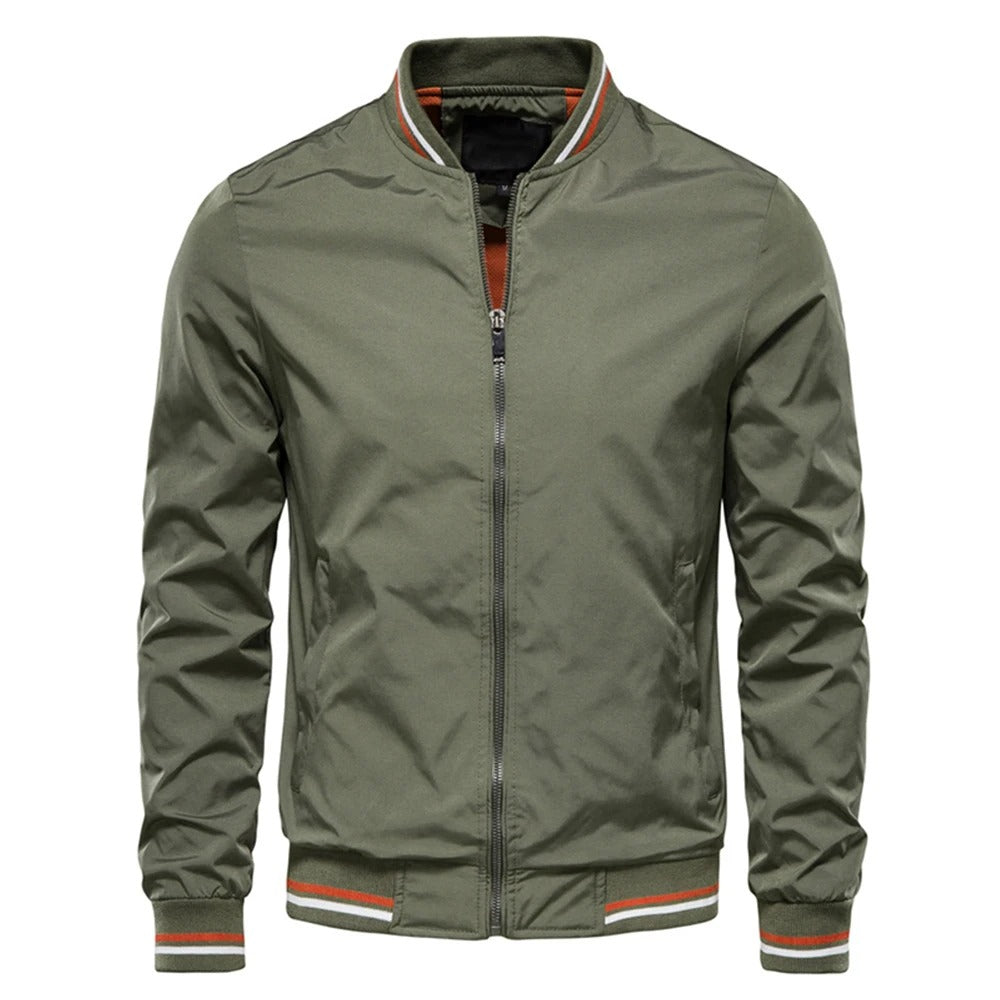 Miesten Slim Fit Bomber-takki