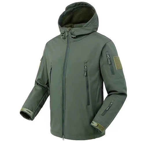 Miesten vedenpitävä taktinen Soft Shell takki