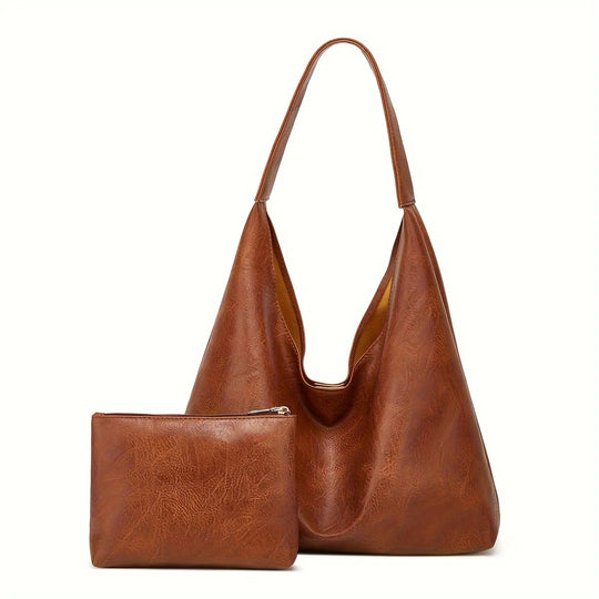 Naisten Retro suuri Tote olkalaukku