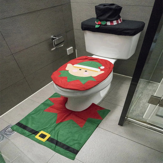 Luova joulu WC-istuimen kansi