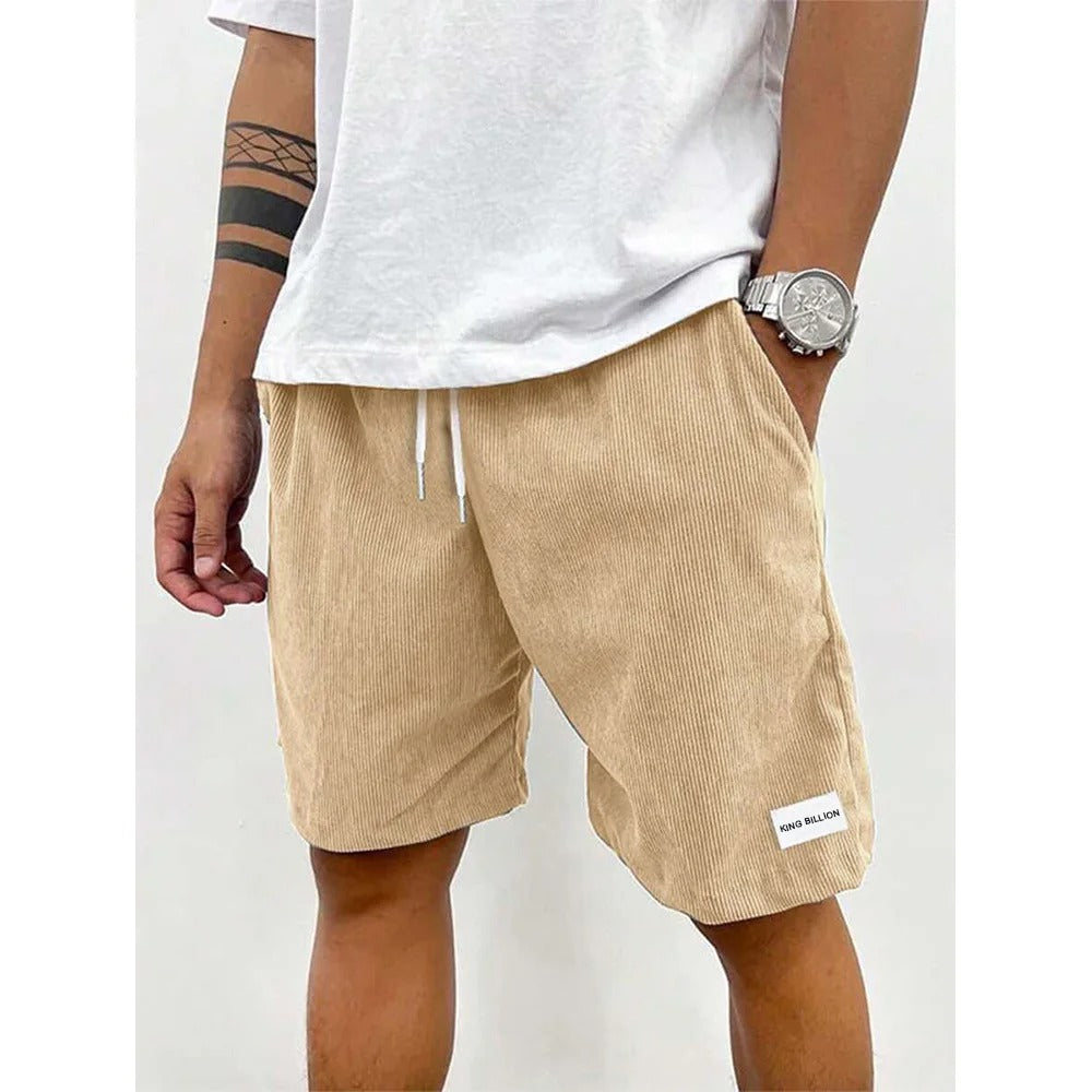 Miesten korderoi-casual-shortsit