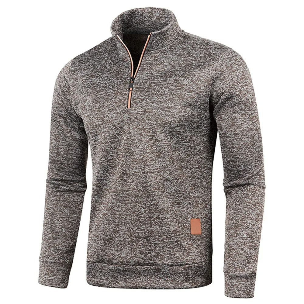 Miesten Turtleneck Half vetoketju huppari