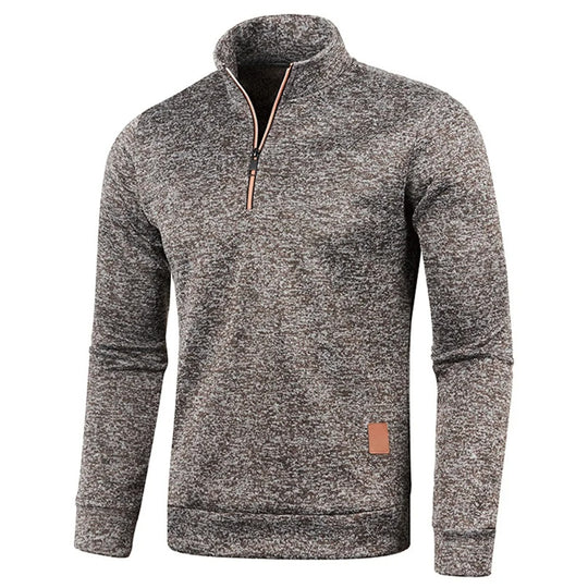 Miesten Turtleneck Half vetoketju huppari
