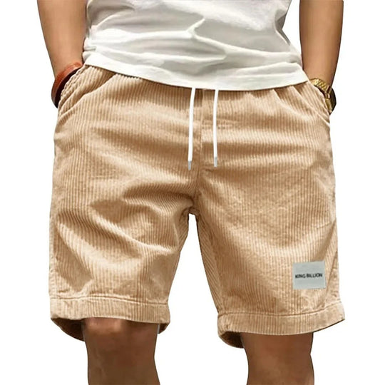 Miesten vintage-corduroy-cargoshortsit